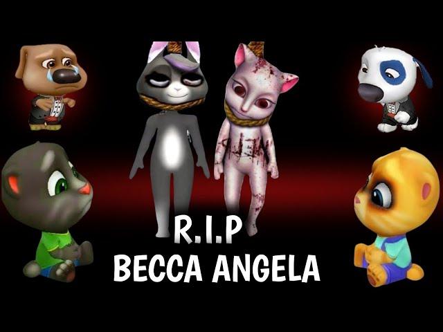 R.I.P BECCA and ANGELA  - My Talking Tom Friends - AMONG US