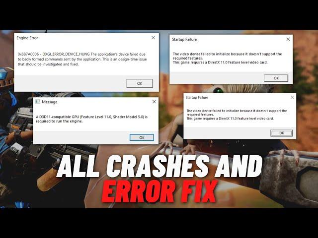 How To Fix Apex Legends Season 14 Directx Error, Engine Error, Dxgi Error Device Hung | All Error