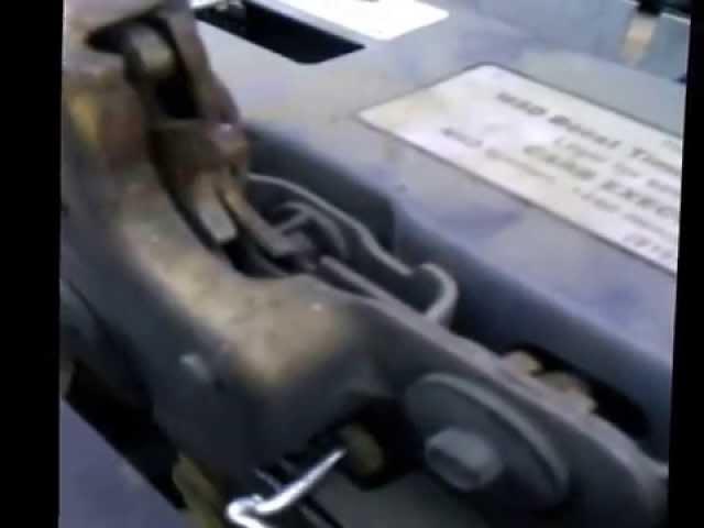 How to open a stuck or broken Ford Truck hood latch.