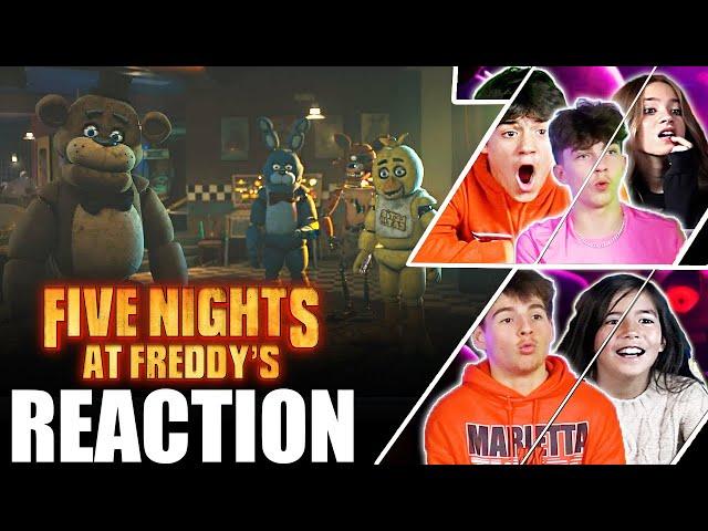 Kids & Their Dad REACTION to Five Nights At Freddys!!!