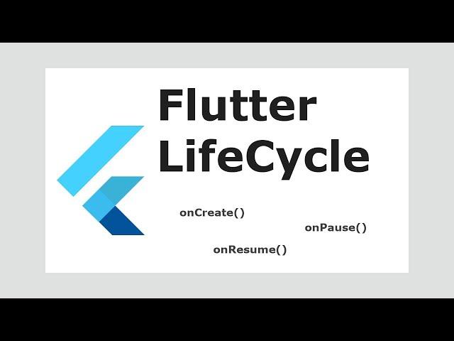 Flutter App LifeCycle