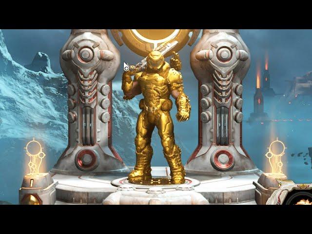 Doom Eternal - Gold Doom Slayer Skin Showcase