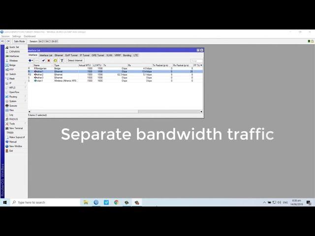 MikroTik bandwidth management (separate browsing and streaming)