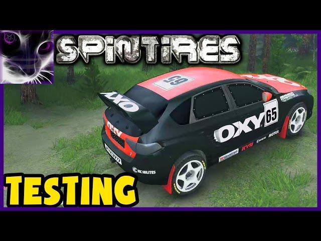 Spin Tires - SUBARU IMPREZA STI Rally Car Testing