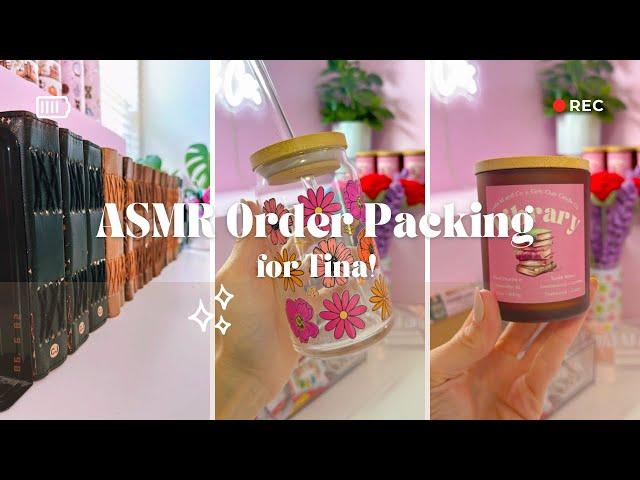 ASMR Order Packaging for Tina!