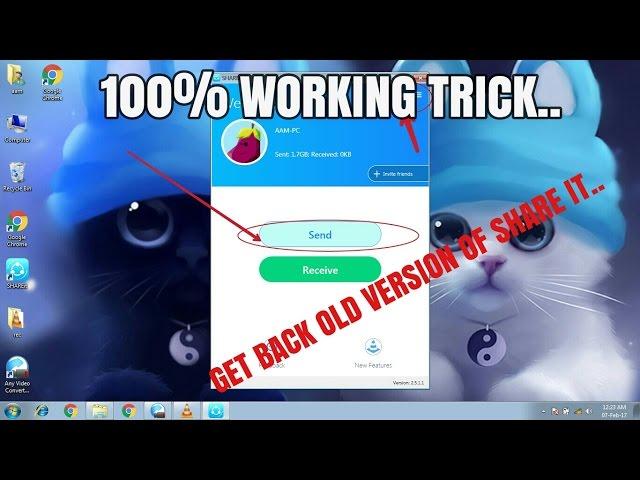 How to use Shareit on Pc ( Version 2.0)  || 100% working trick