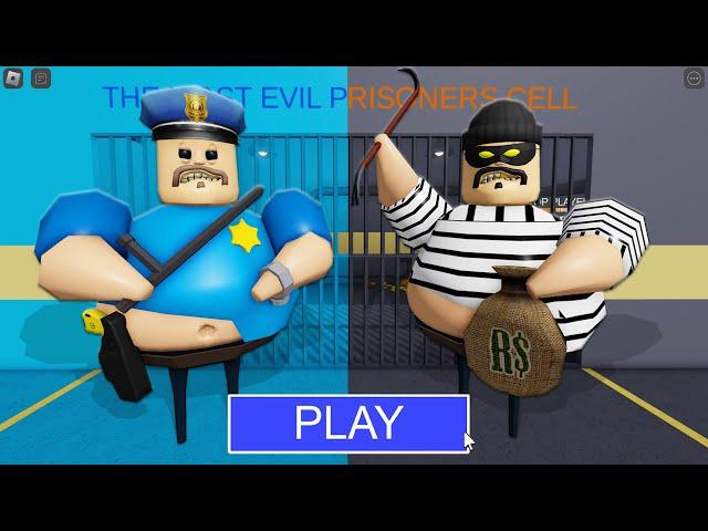 THIEF BARRY Vs POLICE BARRY in BARRY'S PRISON RUN! New Scary Obby (#Roblox)