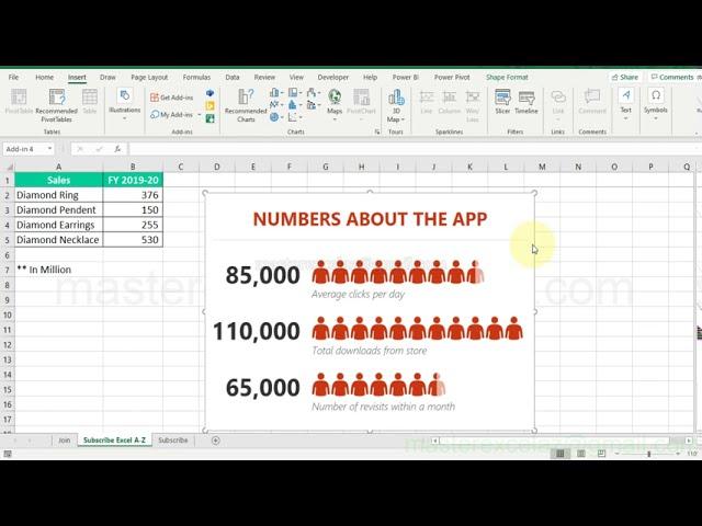 How to make People graph in excel