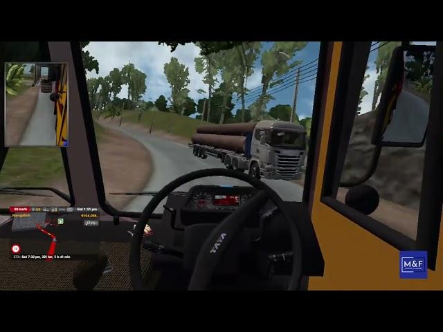 Reckless Driving in Hills: ETS 2 1.33; M.D.E.I Map