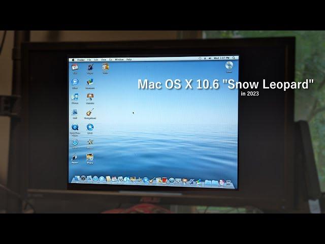 Mac OS X 10.6 in 2023 (Snow Leopard)