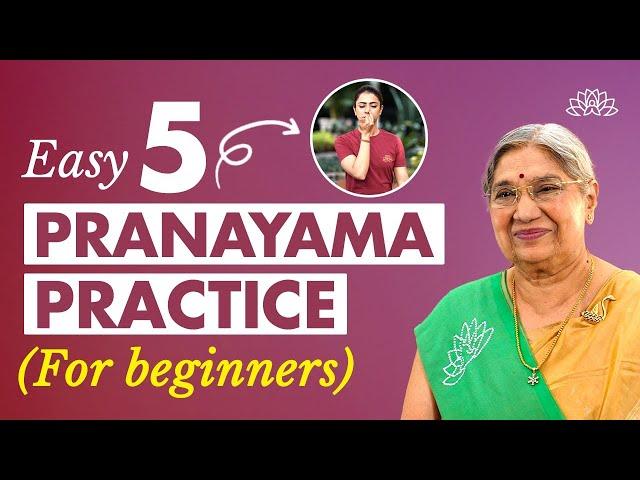 Easy Pranayama for Beginners | Transform your body & mind | Reduce stress & anxiety