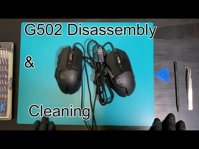 Logitech G502 Disassembly & cleaning