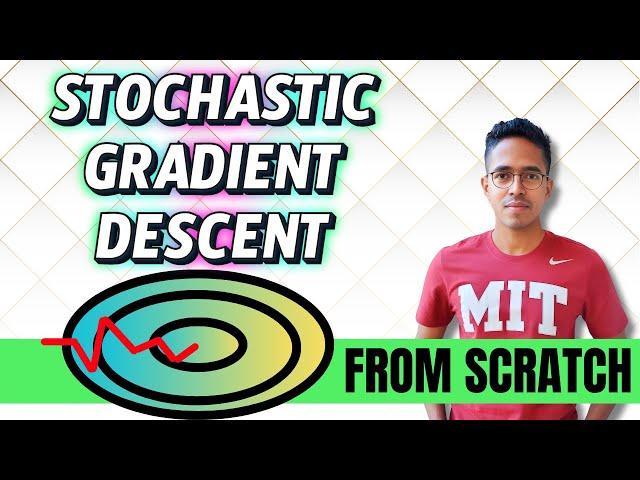 Stochastic Gradient Descent from scratch | Intro to ML Optimization | Foundations for ML