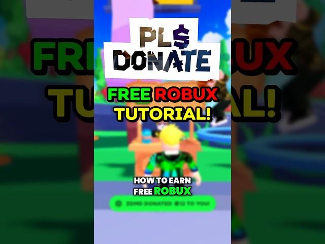 HOW To Get FREE ROBUX In PLS DONATE!