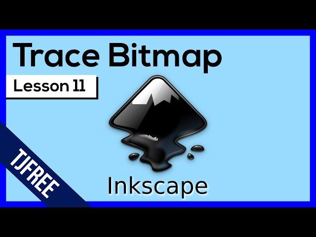 Inkscape Lesson 11 - Trace Bitmap Tool (Convert Raster to SVG)