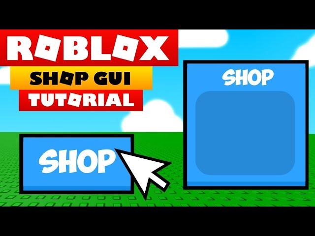 урок как сделать SHOP GUI и Товары roblox studio