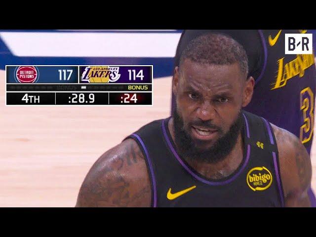 Lakers vs. Pistons Ending - Final 2:30 | December 23, 2024