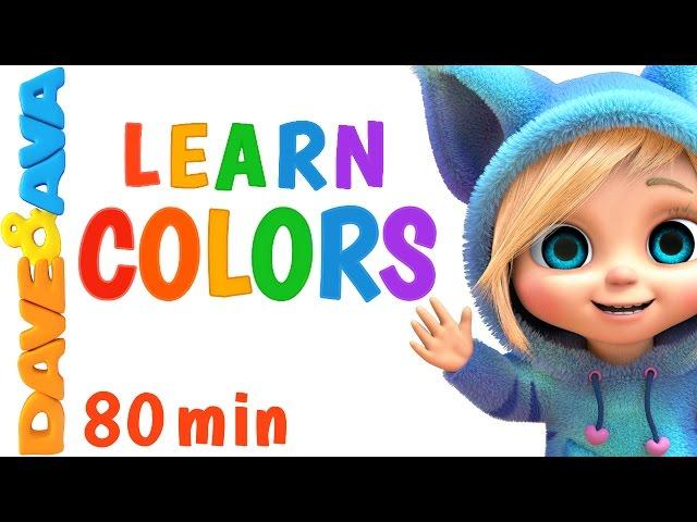 Learn Colors for Сhildren  Colors Song, Number Song, Counting Songs | Learning Video | Dave and Ava