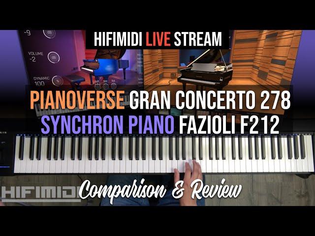 Pianoverse Gran Concerto 278 & Synchron Piano Fazioli F212 | Comparison & Review