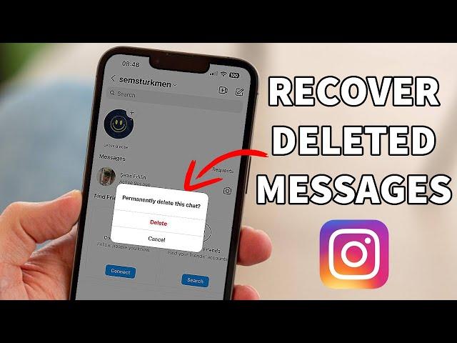 How to Recover Deleted Chats On Instagram 2024 | Recover instagram deleted chats (100% WORKING)