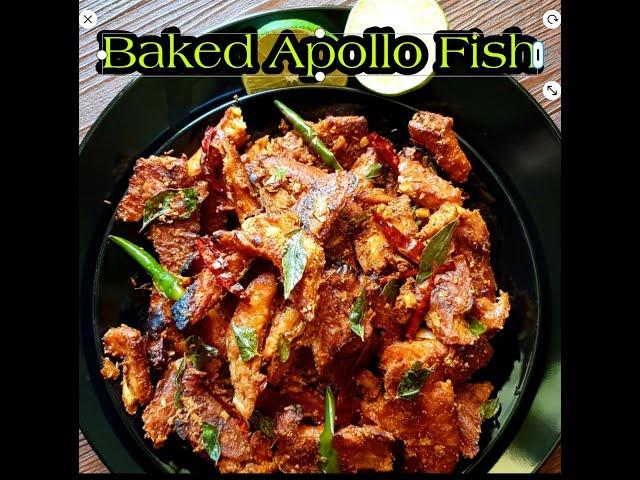 Baked Apollo Fish | Baked Crispy Fish | No Oil Apollo Fish Fry | Healthy Fish Recipe