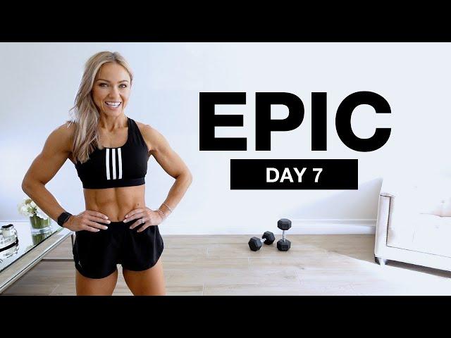 DAY 7 of EPIC | Dumbbell Lower Body Workout - 40 Min Leg Day