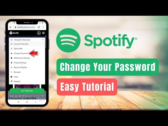 How to Change Your Spotify Password !