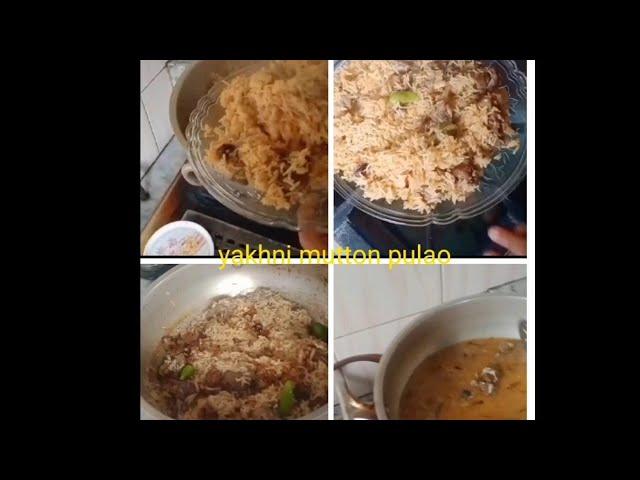 Yakhni wala mutton pulao recipe by cooking with monazza