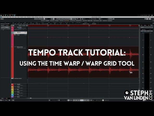 Tempo Track Tutorial - Using the Time Warp / Warp Grid Tool - stephvanlinden.com