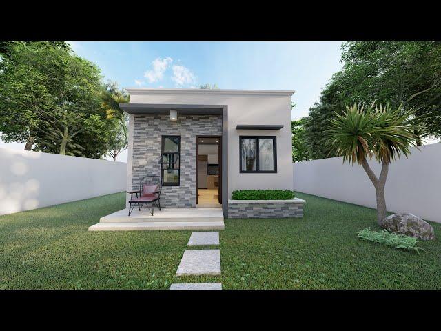 002 - One bedroom small house design | tk.designs