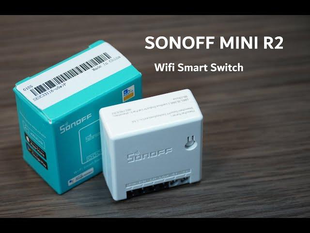 SONOFF WIFI Smart Switch Google Home. Sonoff Mini R2 installation