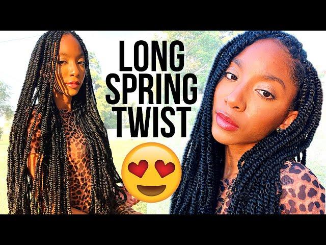 EXTRA LONG SPRING TWIST! Outre Xpression Springy Afro Twist + GIVEAWAY (CLOSED) | JaiChanellie