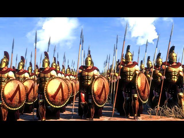 The Spartans Vs Thracians | 16,000 Unit cinematic battle | Total War Rome II