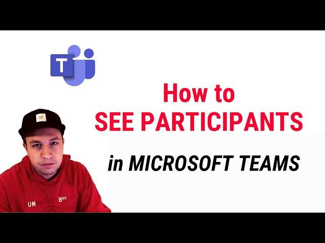 How to SEE PARTICIPANTS in MICROSOFT TEAMS CALL?