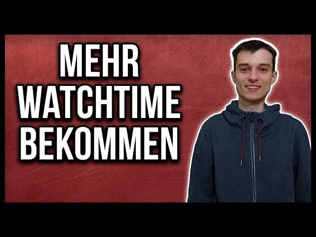 So habe ich in 8 Monaten auf Youtube 4000 Stunden mehr watchtime bekommen