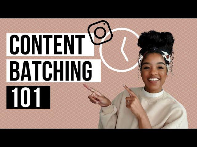 CONTENT BATCHING HACKS! How to plan and create content for Instagram | Create consistent content