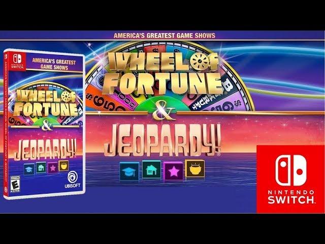 America’s Greatest Game Shows 'Wheel of Fortune & Jeopardy' Trailer Lanzamiento Nintendo Switch HD