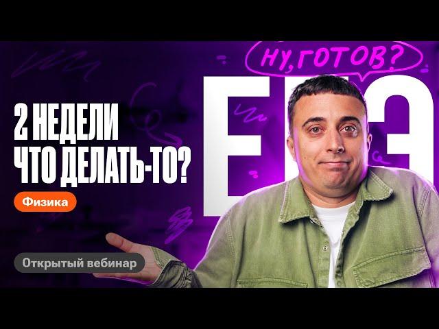 До ЕГЭ по физике осталось 2 недели! Что учить и что повторять? | Саня Эбонит