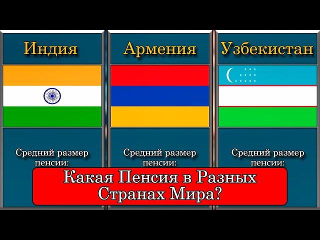 Какой средний размер пенсий в разных странах? Сравнение