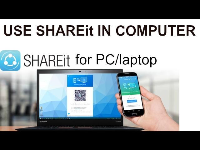 HOW TO USE SHAREit ON PC/computer