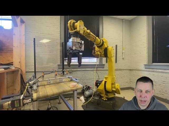 Fall 2022 Fanuc Robotics programming calling subroutines lab