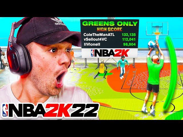 I GOT 1st PLACE IN THE NEW *GREENS ONLY* EVENT on NBA 2K22.. (ONLY GREENS COUNT)