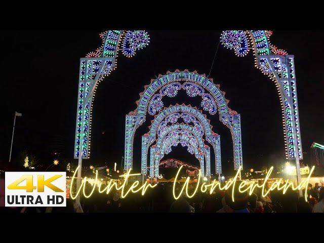 Winter Wonderland London Hyde Park in 4 minutes | Keep Walking 4K