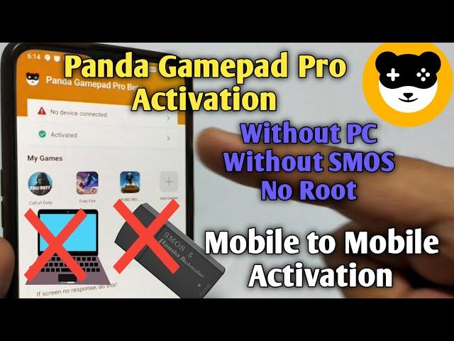 Panda Gamepad Pro Activation Without PC - Mobile to Mobile - No PC - No Root - Codm, Pubg, Free Fire