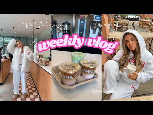 WEEKLY VLOG | trying blank street drinks, wholesome saturdays + theatre dates!!!!