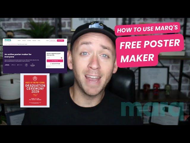 How To Use Free Poster Maker | Marq