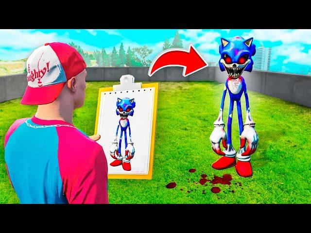 Zeichne NIEMALS SONIC.EXE in GTA 5!