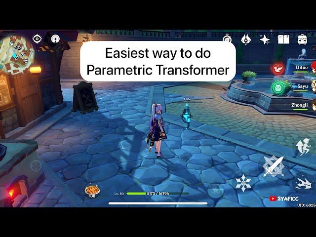 The Easiest way to do Parametric Transformer