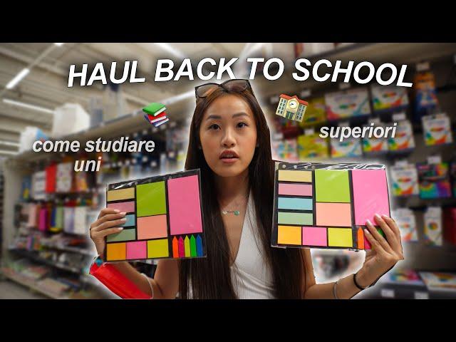 BACK TO SCHOOL SHOPPING : haul cartoleria, primo giorno di scuola, consigli su come studiare...