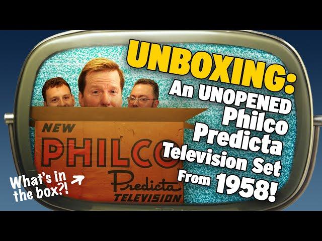 UNBOXING: An UNOPENED Philco Predicta Television Set From 1958! | JEFF DUNHAM